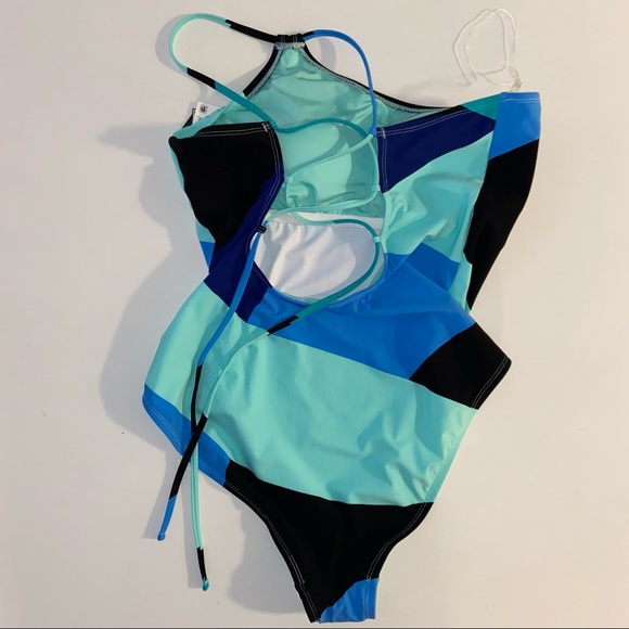 NWT La Blanca one shoulder one piece swimsuit - Picture 3 of 9